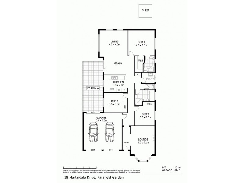 18 Martindale Road, Parafield Gardens SA 5107 Floorplan