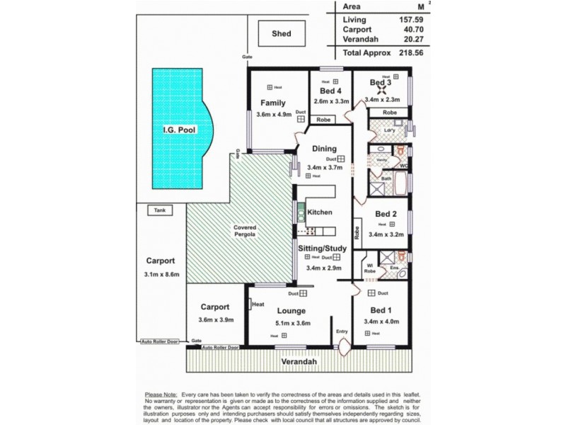 38 Magdalena Crescent, Paralowie SA 5108 Floorplan