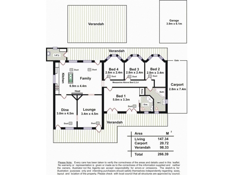 13 Eugene Crescent, Parafield Gardens SA 5107 Floorplan