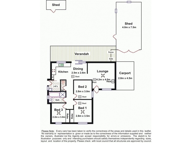 11 Gable Court, Paralowie SA 5108 Floorplan