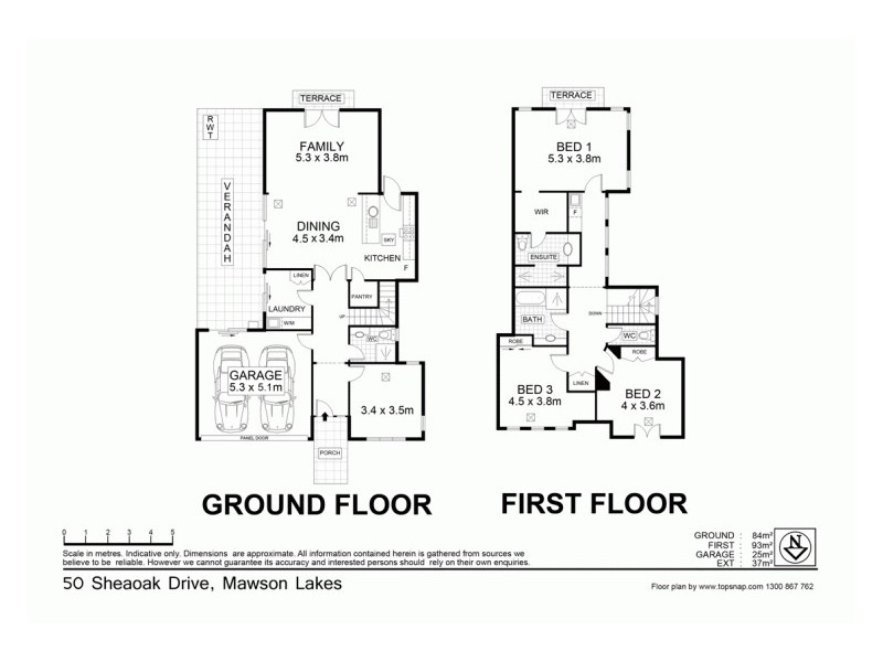 50 Sheaoak Drive, Mawson Lakes SA 5095 Floorplan