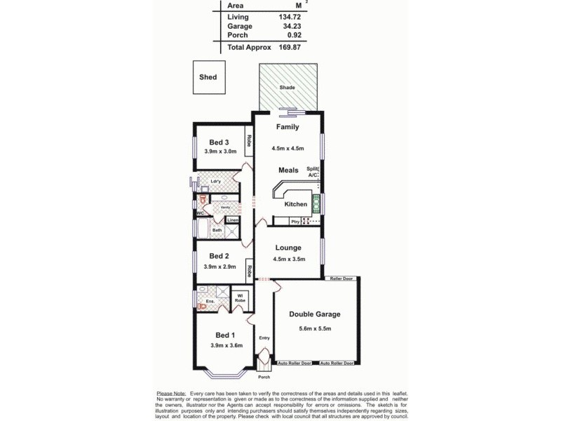 8 Airdrie Avenue, Parafield Gardens SA 5107 Floorplan
