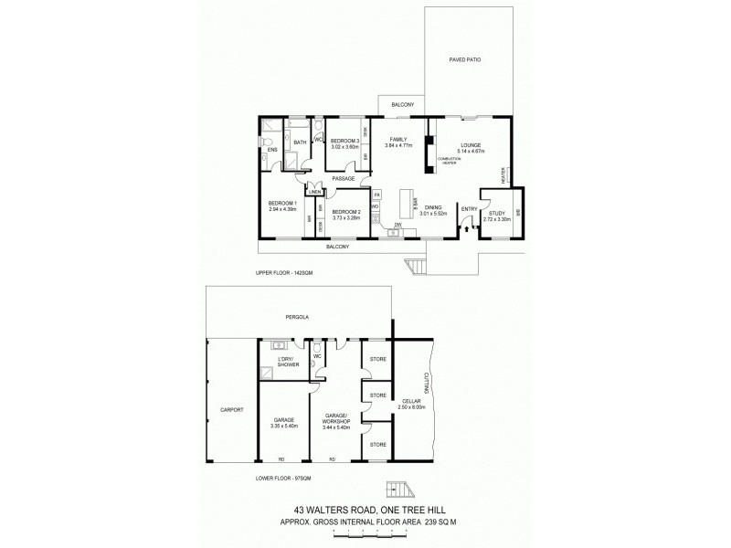 43 Walters Road, One Tree Hill SA 5114 Floorplan