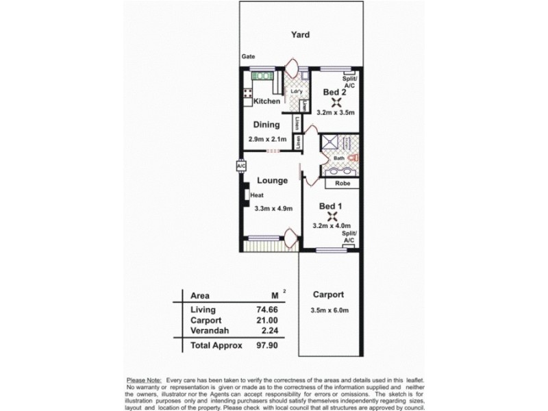 Unit 13/10 West Street, Hectorville SA 5073 Floorplan
