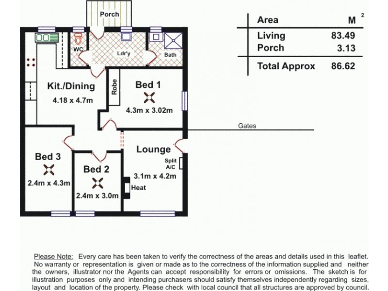5 Plaitford Street, Elizabeth Vale SA 5112 Floorplan