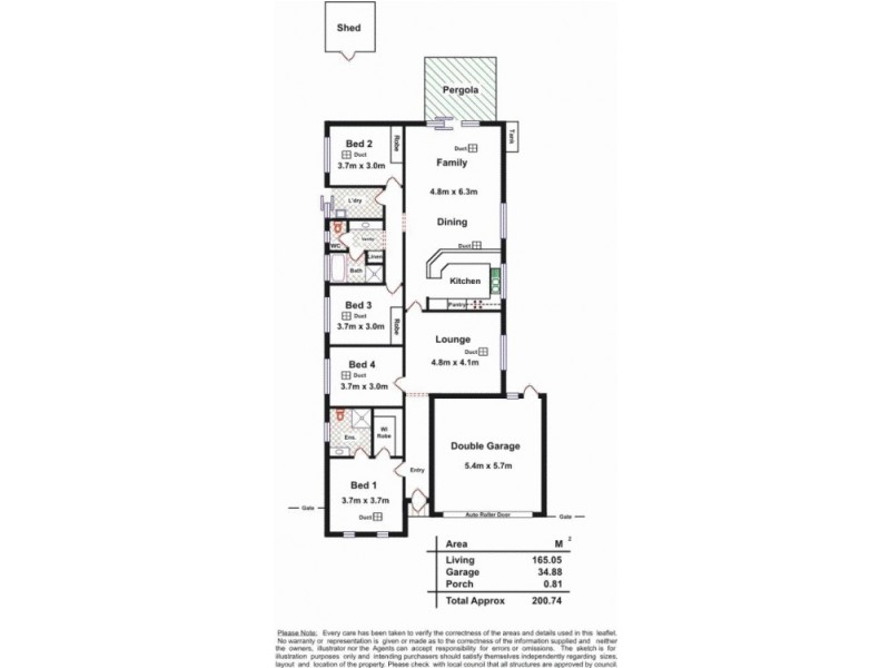 17 Lime Court, Munno Para West SA 5115 Floorplan