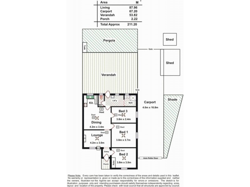 26 Burcombe Street, Elizabeth Vale SA 5112 Floorplan
