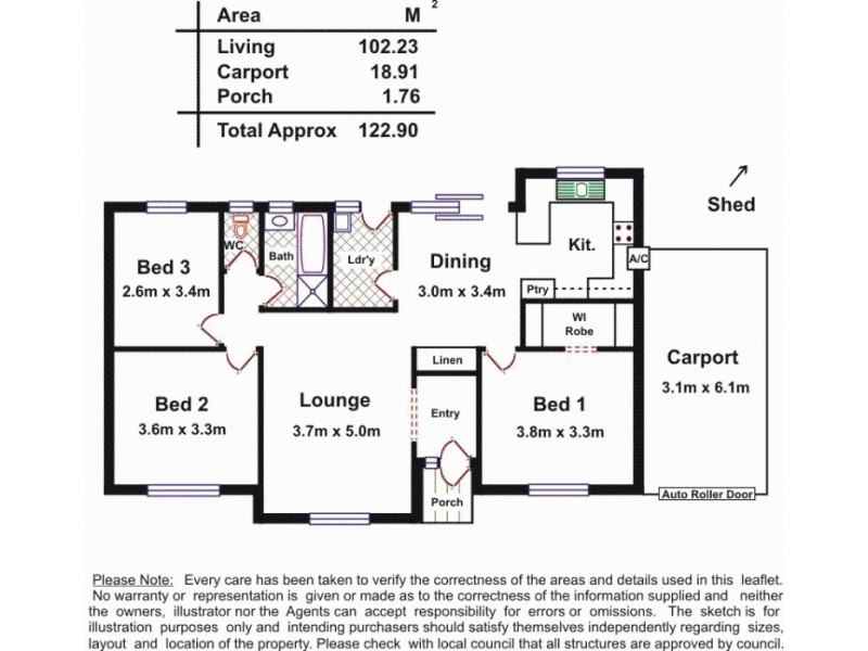 1 Elder Court, Paralowie SA 5108 Floorplan