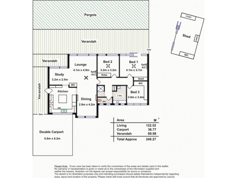 4 Sherley Drive, Para Hills SA 5096 Floorplan