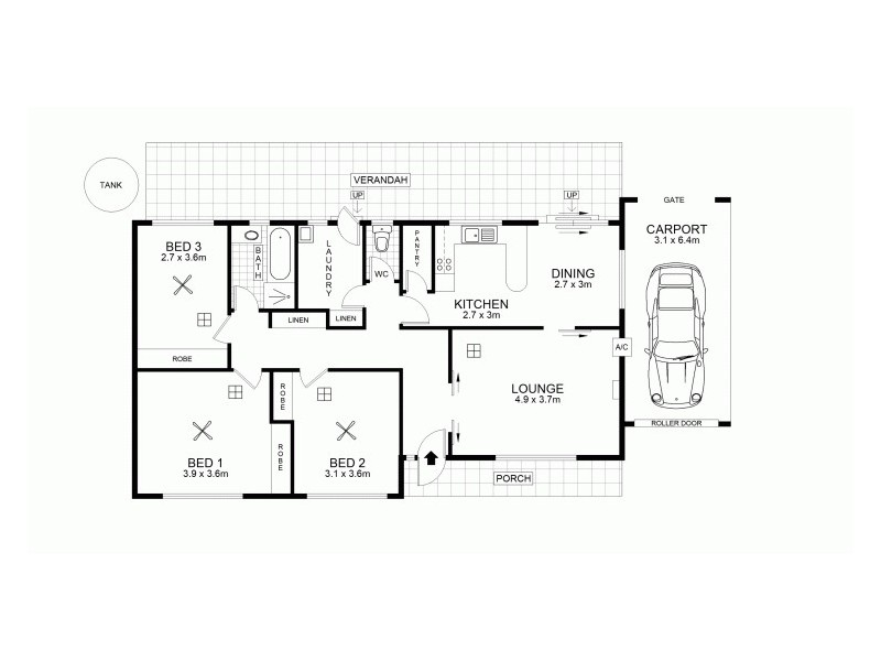 13 Sunderland Avenue, Parafield Gardens SA 5107 Floorplan