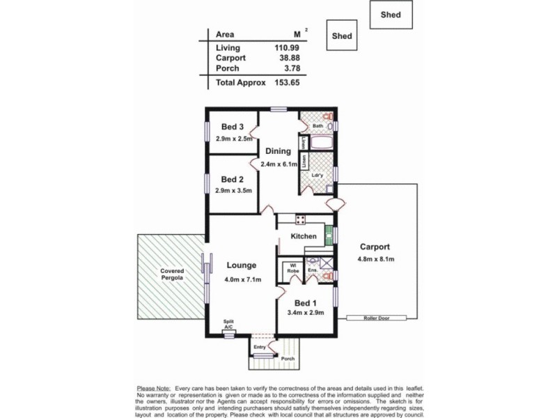 37 St Leonard Crescent, Elizabeth Downs SA 5113 Floorplan