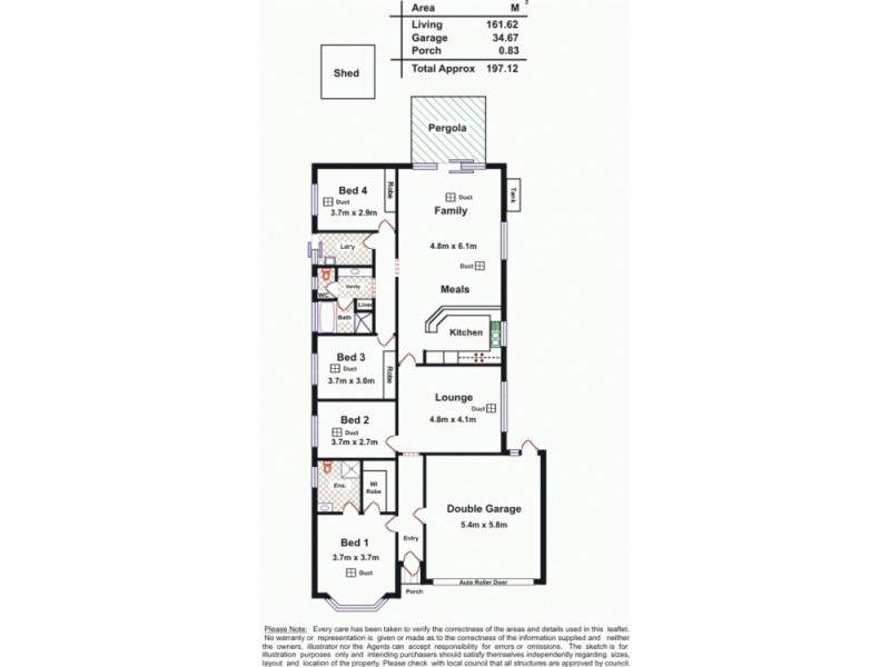 36 Macfarlane Way, Andrews Farm SA 5114 Floorplan
