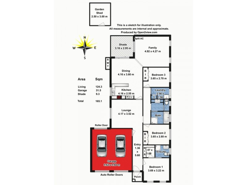 9 Veronica Drive, Direk SA 5110 Floorplan