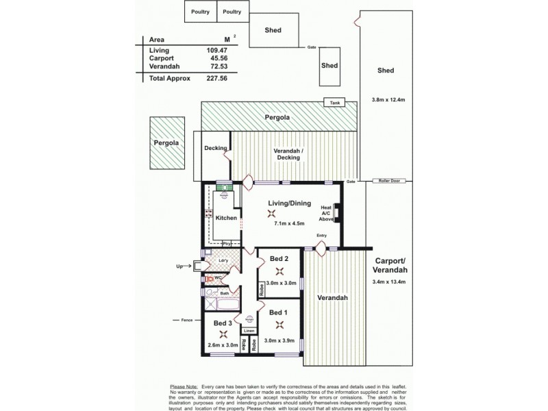 9 Bernadette Street, Paralowie SA 5108 Floorplan