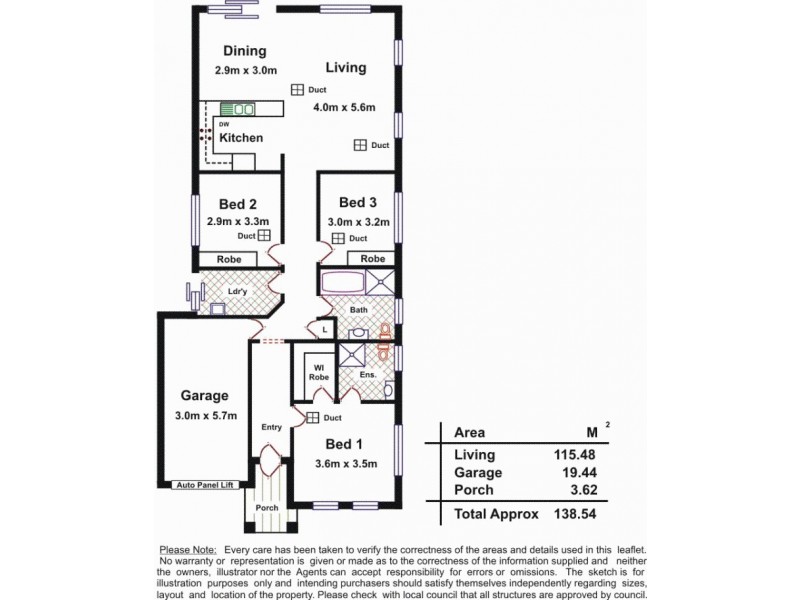 174 President Avenue, Andrews Farm SA 5114 Floorplan