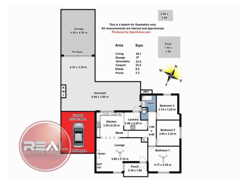 69 Bradman Road, Parafield Gardens SA 5107 Floorplan