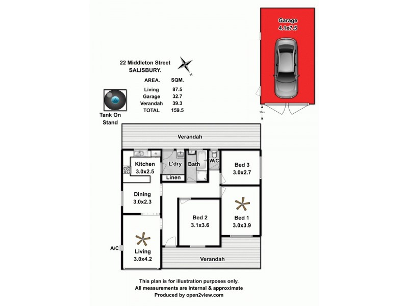 22 Middleton Street, Salisbury SA 5108 Floorplan