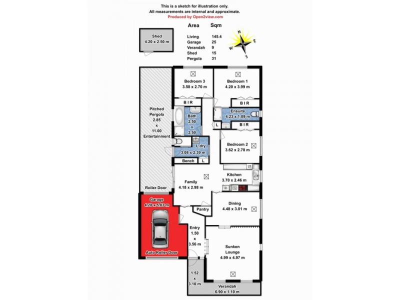 11a Meadow Lane, Gulfview Heights SA 5096 Floorplan