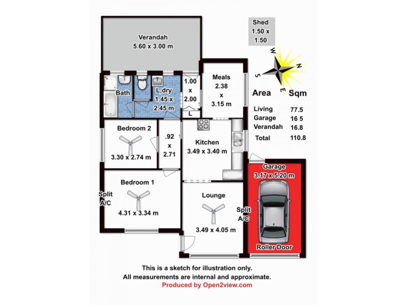 1 Craigie Street, Birkenhead SA 5015 Floorplan