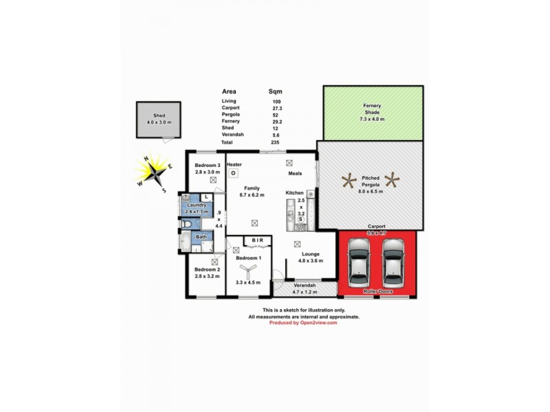 17 Williams Street, Evanston Park SA 5116 Floorplan