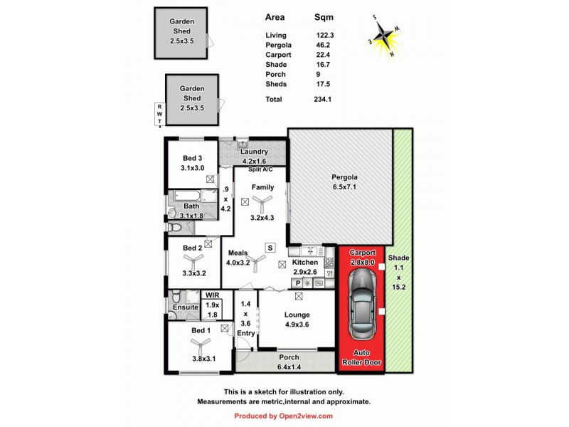 34 Heysen Court, Blakeview SA 5114 Floorplan