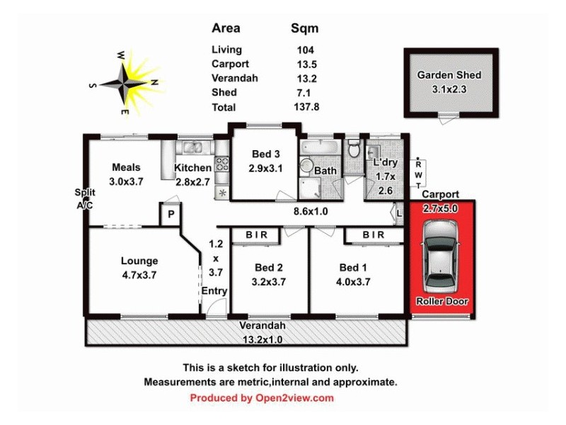 20 Adele Street, Athol Park SA 5012 Floorplan