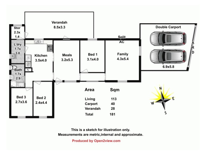 7 Thompson Street, Elizabeth South SA 5112 Floorplan