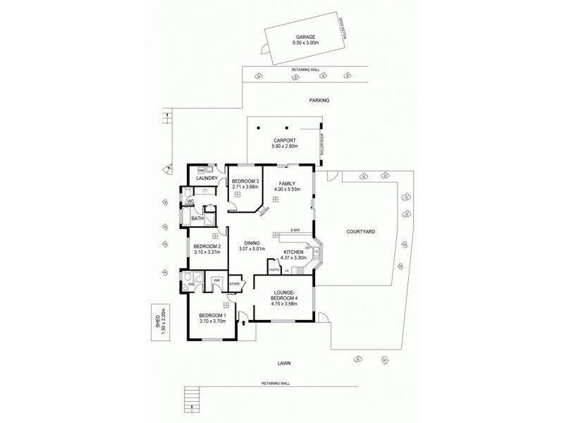 14 Highfield Drive, Hillbank SA 5112 Floorplan