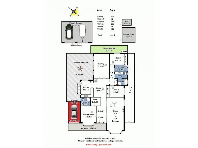 9 Crace Court, Evanston Park SA 5116 Floorplan