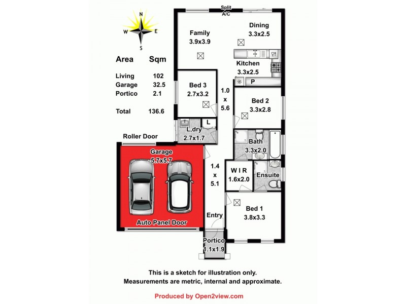 40 Coonawarra Avenue, Andrews Farm SA 5114 Floorplan