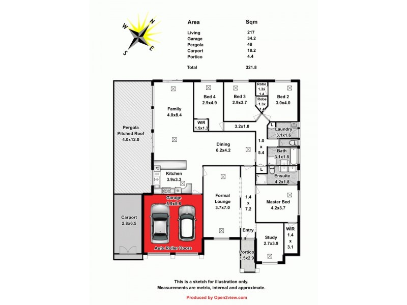 13 Greenlea Court, Munno Para West SA 5115 Floorplan