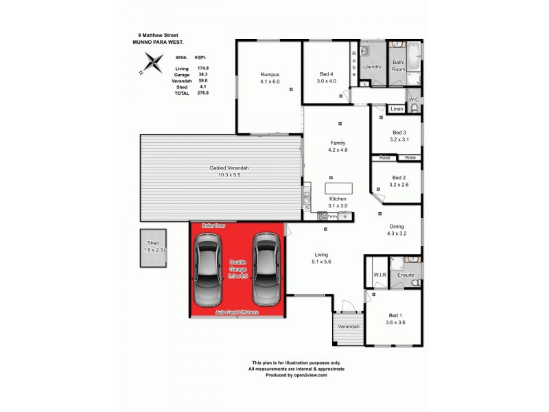9 Matthew Street, Munno Para West SA 5115 Floorplan