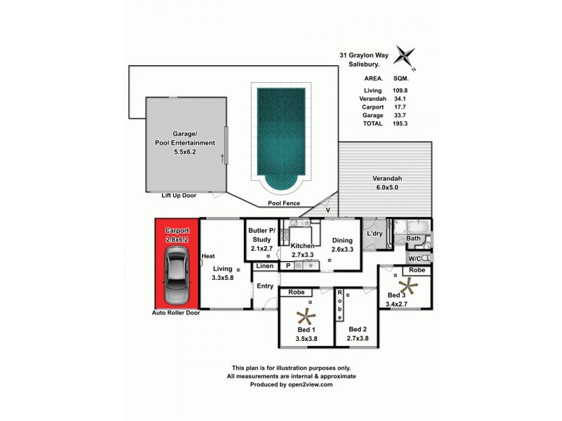 31 Graylon Way, Salisbury Park SA 5109 Floorplan
