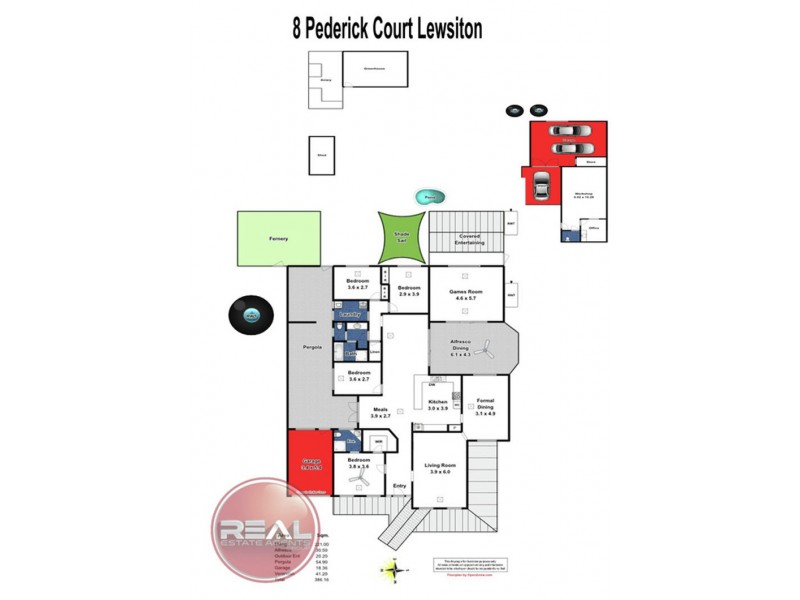 8 Pederick Court, Lewiston SA 5501 Floorplan