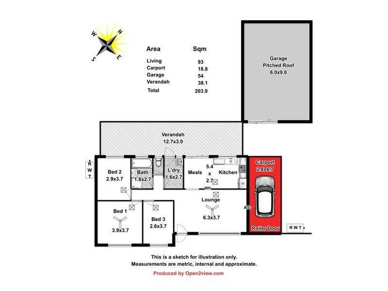 12 Fairbanks Drive, Paralowie SA 5108 Floorplan