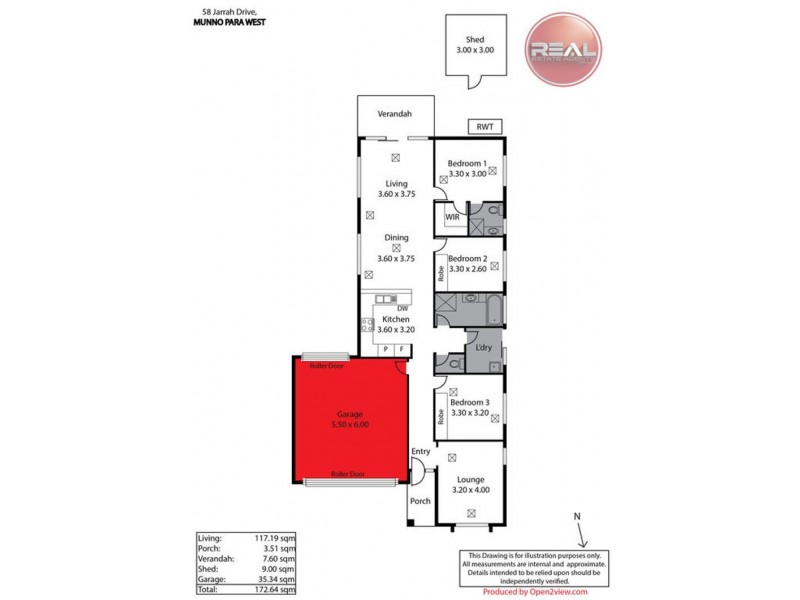 58 Jarrah Drive, Munno Para West SA 5115 Floorplan