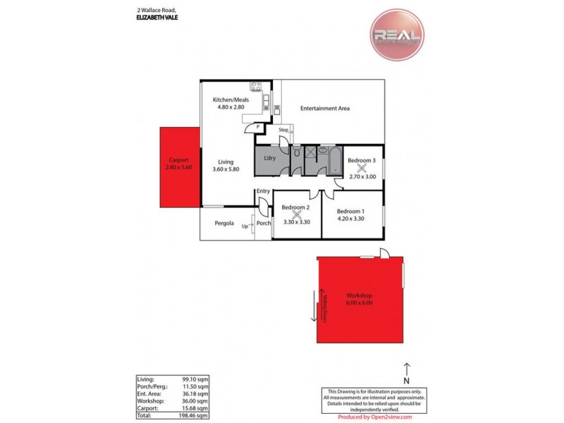 2 Wallace Road, Elizabeth Vale SA 5112 Floorplan