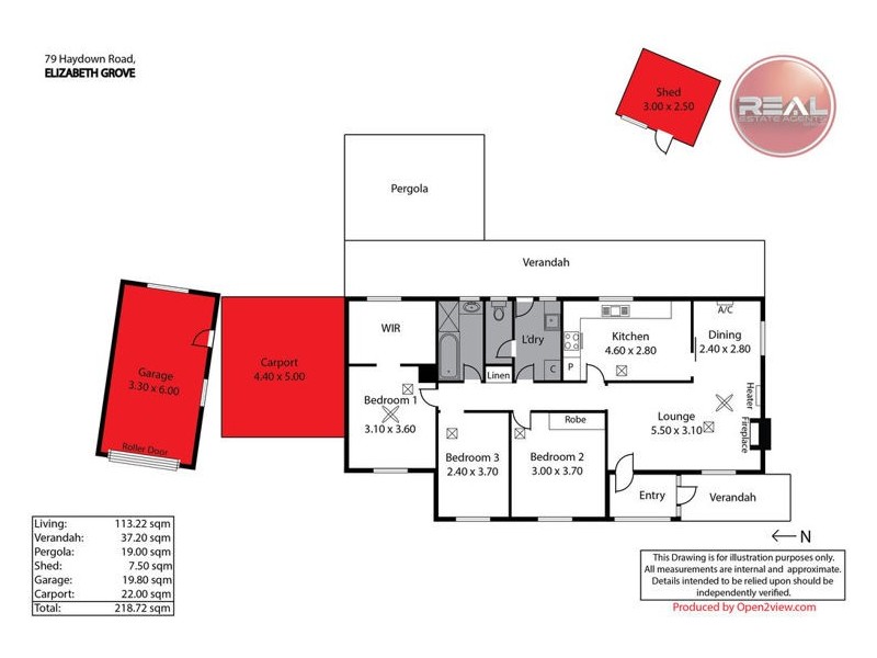 79 Haydown Road, Elizabeth Grove SA 5112 Floorplan