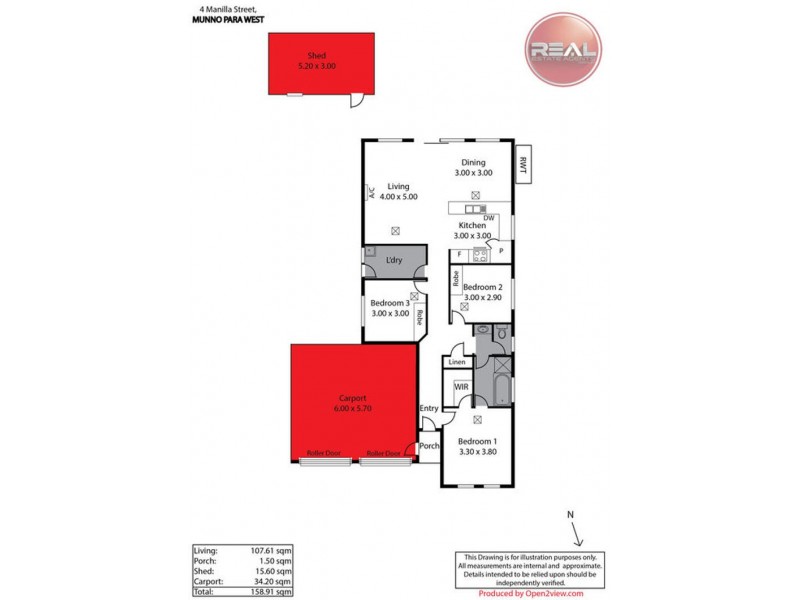 4 Manilla Street, Munno Para West SA 5115 Floorplan