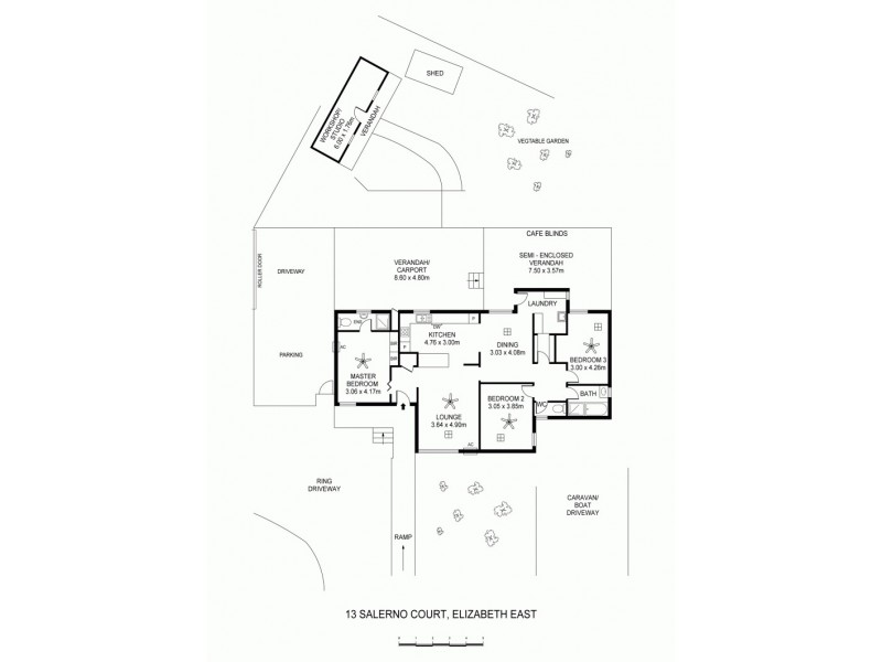 13 Salerno Court, Elizabeth East SA 5112 Floorplan