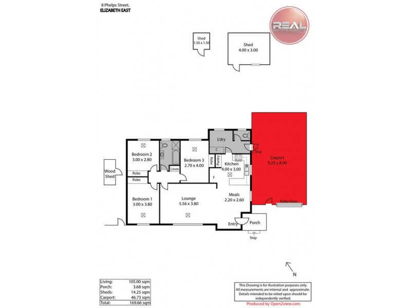 8 Phelps Street, Elizabeth East SA 5112 Floorplan