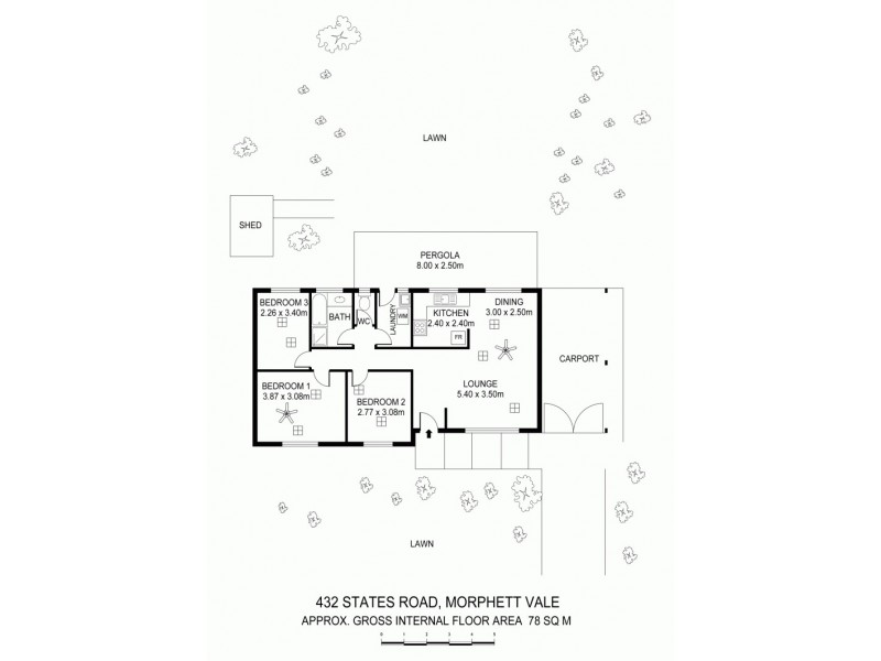 432 States Road, Morphett Vale SA 5162 Floorplan