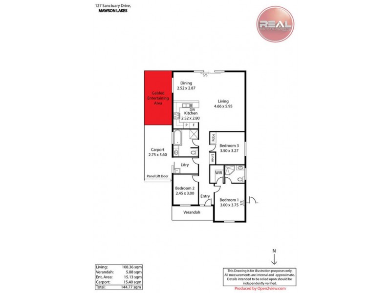 127 Sanctuary Drive, Mawson Lakes SA 5095 Floorplan