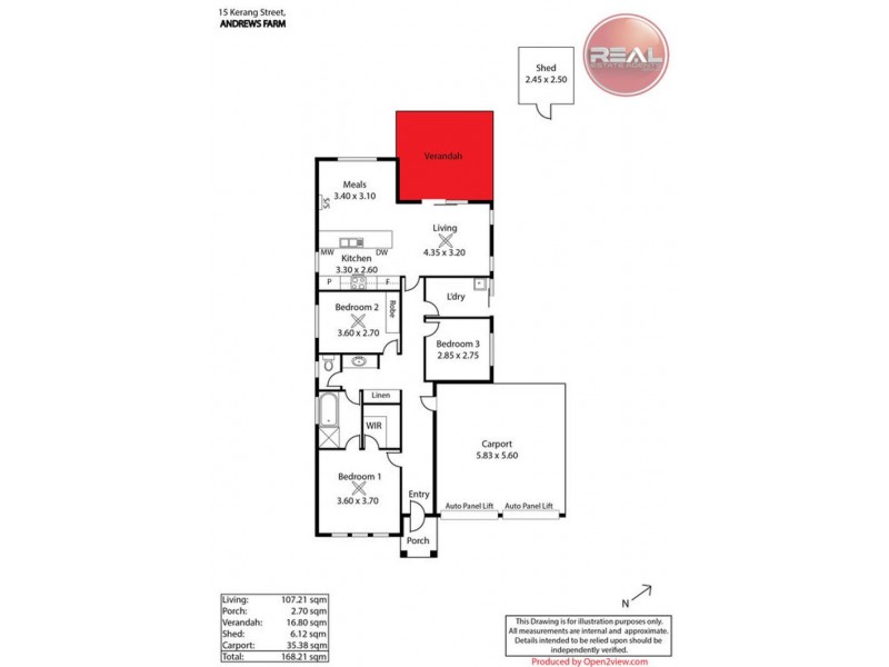15 Kerang Street, Andrews Farm SA 5114 Floorplan