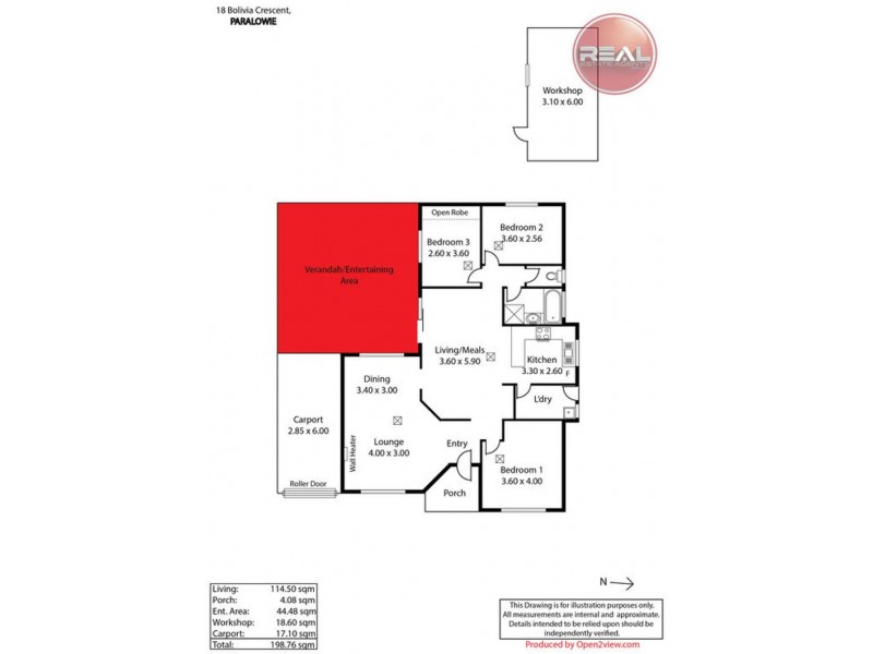18 Bolivia Crescent, Paralowie SA 5108 Floorplan