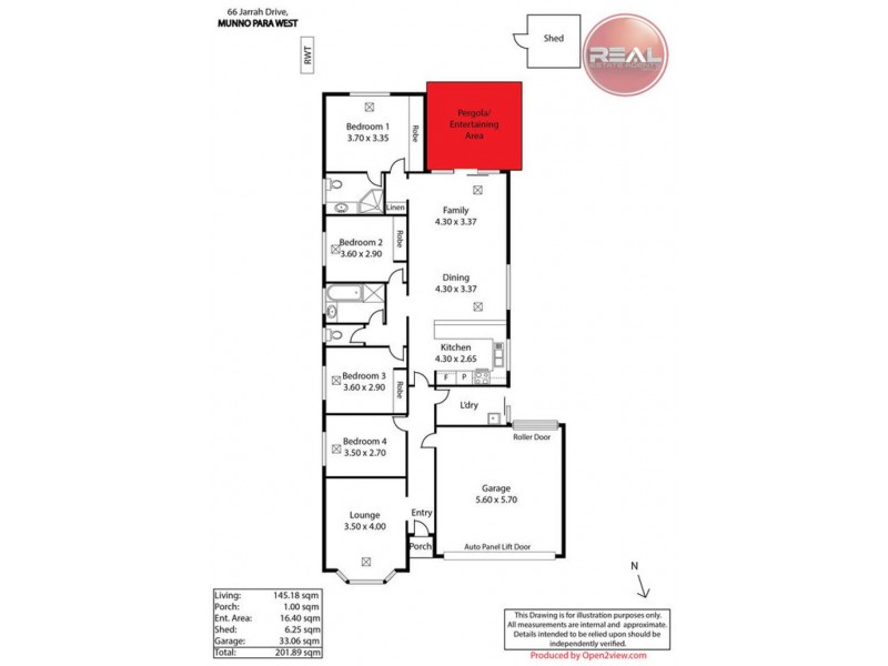 66 Jarrah Drive, Munno Para West SA 5115 Floorplan