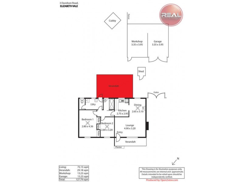 3 Davidson Road, Elizabeth Vale SA 5112 Floorplan