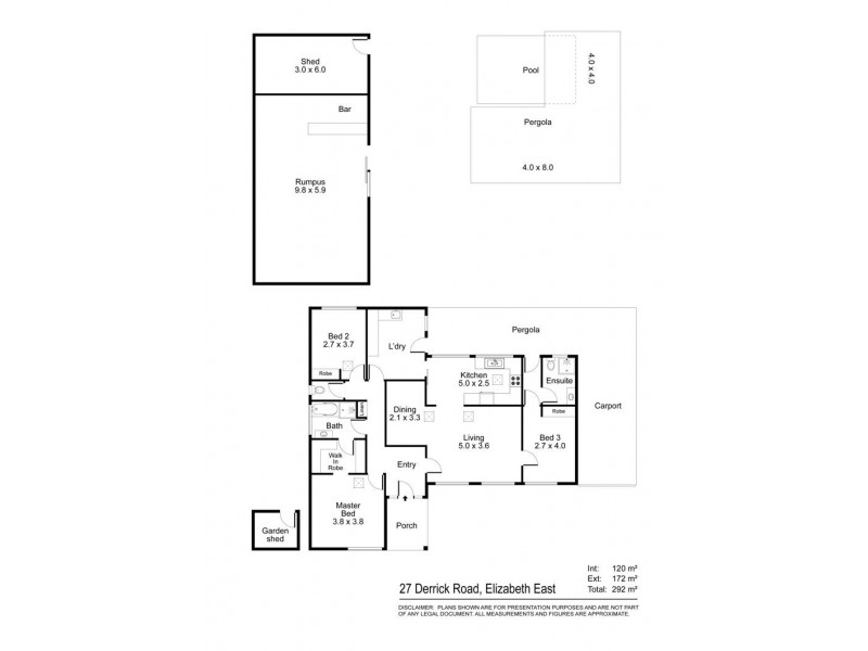 27 Derrick Road, Elizabeth East SA 5112 Floorplan