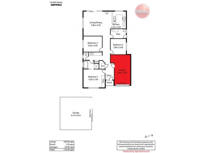 2A Kirk Street, Smithfield SA 5114 Floorplan