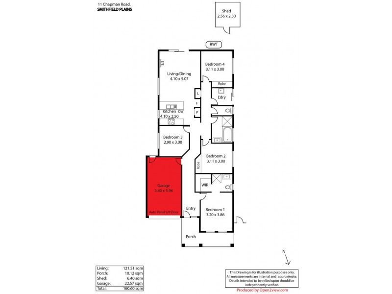 11 Chapman Road, Smithfield Plains SA 5114 Floorplan